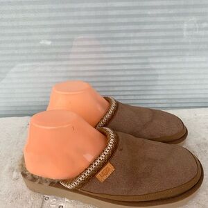 UGG Tasman Men's Tan Slip-On Mules Loafers Slippers 10